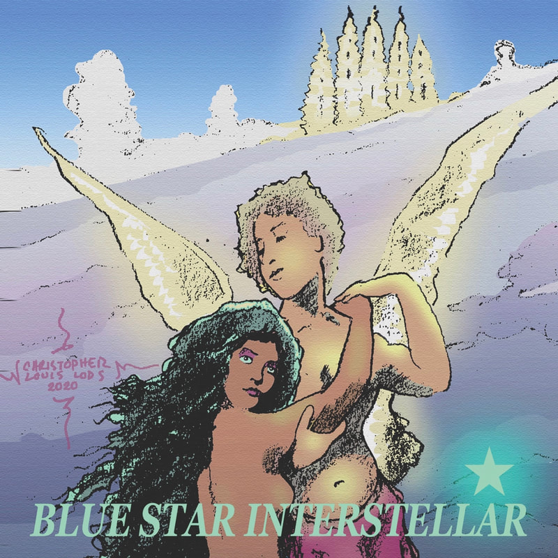 Christopher Lods - Blue Star Interstellar featuring Chris Vibberts on bass, drum, production, engineering, and mastering